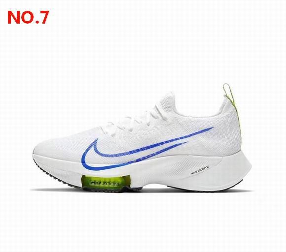 Nike Air Zoom Tempo NEXT% Shoes Unisex White Blue Green;